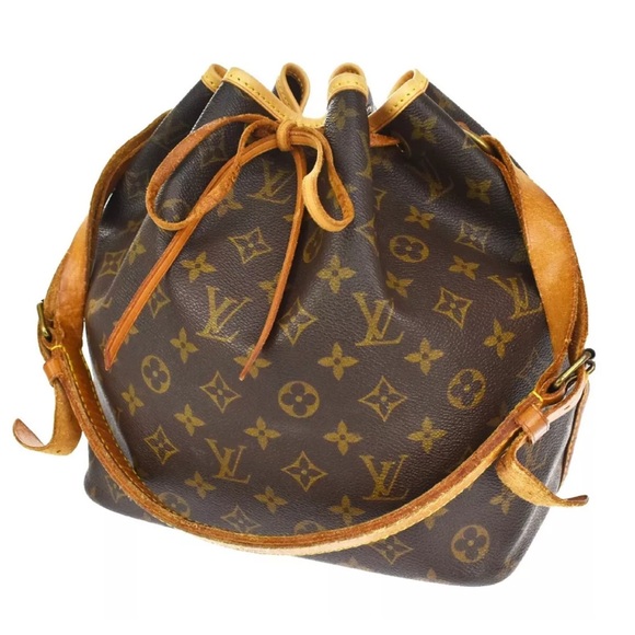 Louis Vuitton Handbags - Louis Vuitton Monogram Drawstring Bucket Bag in Brown and Tan